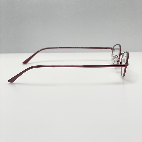 Genevieve Eyeglasses Eye Glasses Frames Yvette Burgundy 46-19-135 main image 6